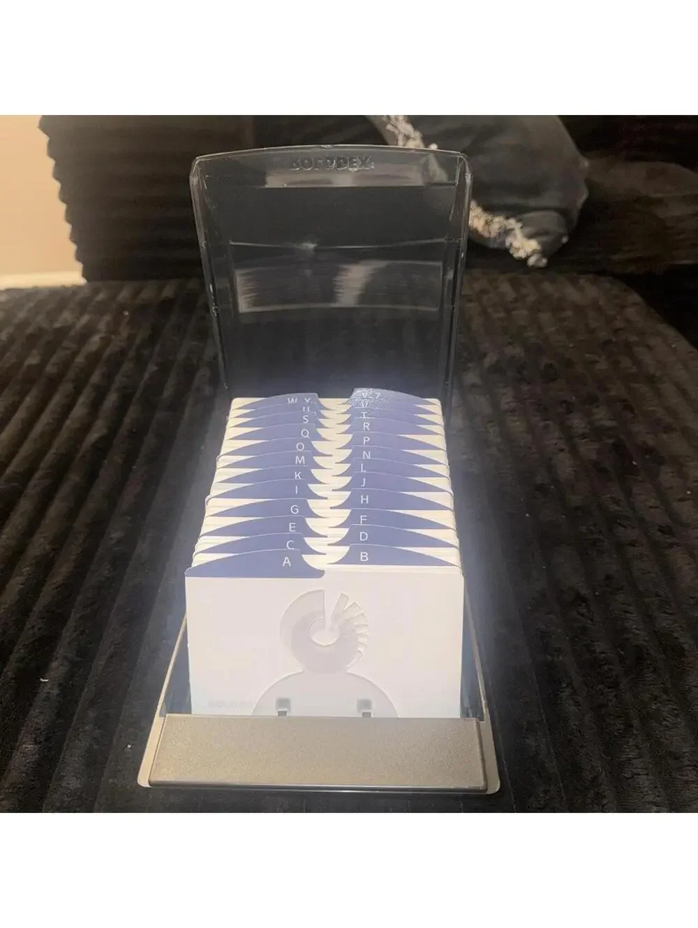 Rolodex Card File Organizer with Alphabetical Index